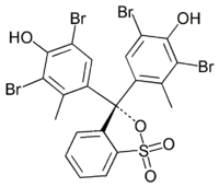 Formule éclatée du vert de bromocrésol