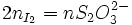 2 n_{I_2} = n{S_2O_3ˆ{2-}}